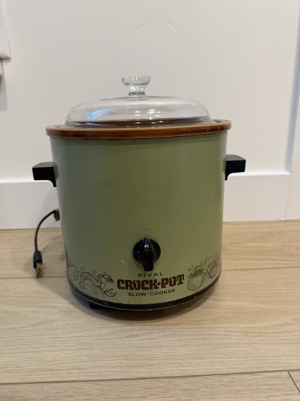 Rival Crockpot 3100/2 Avocado Green Tested Works Great